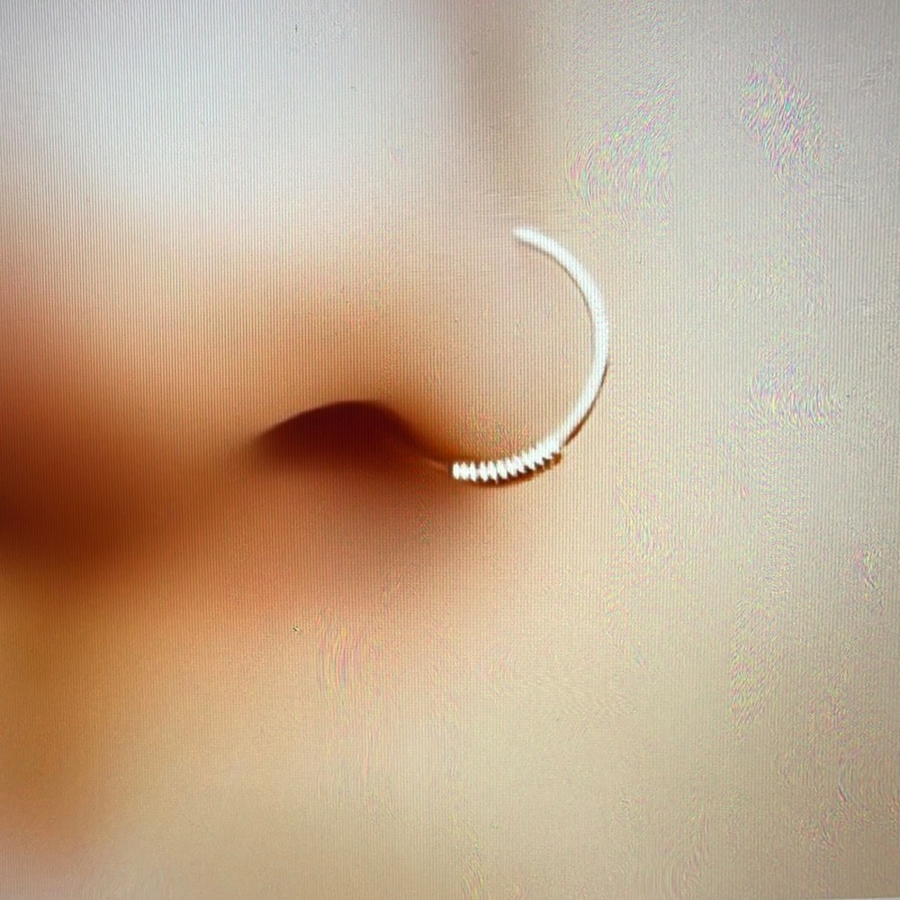 Seamless Wire Wrapped Nose Ring
